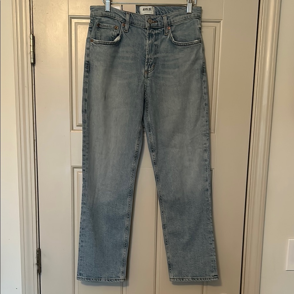 Agolde Kye Mid-rise Straight Crop Jeans 26